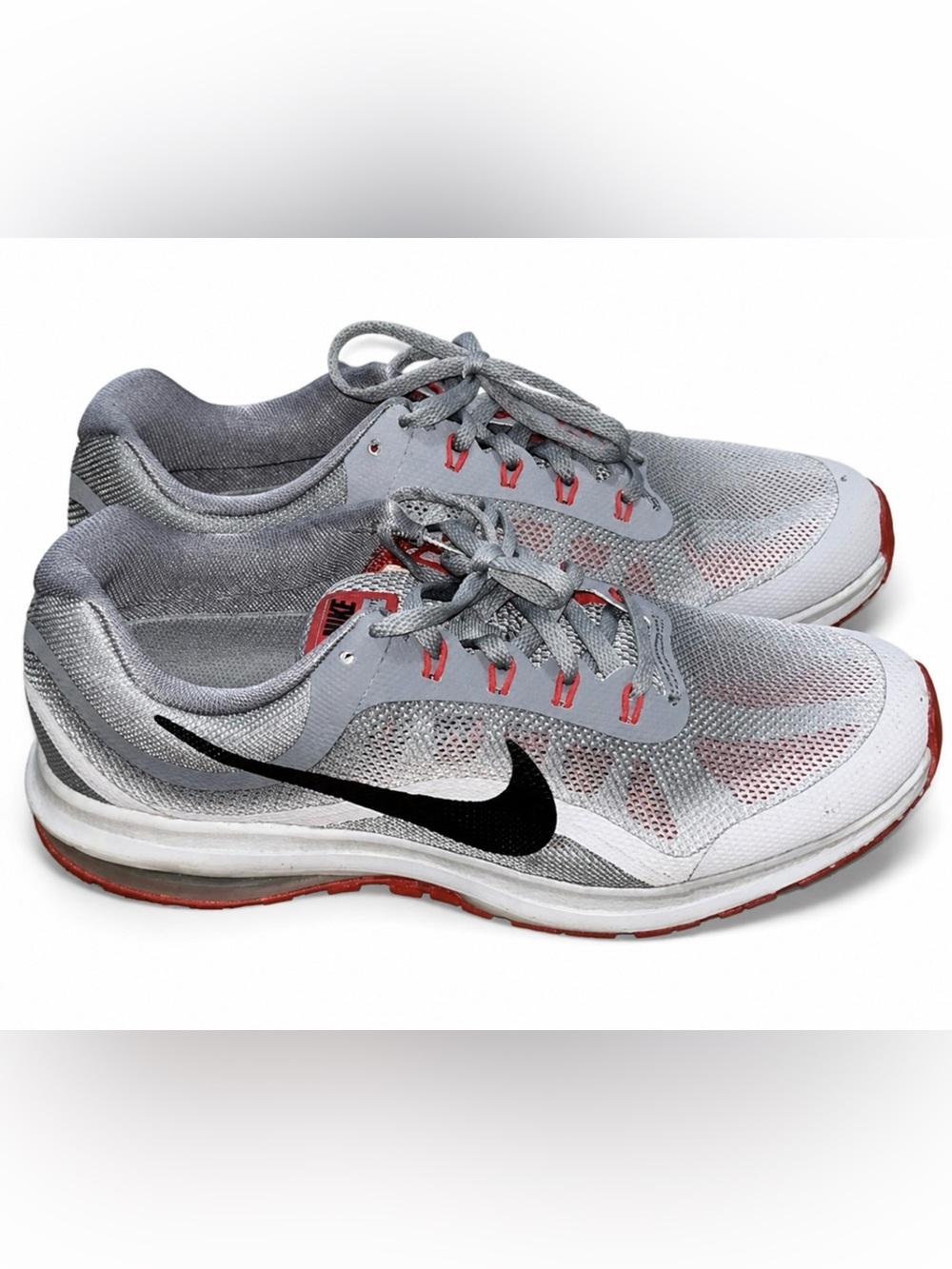 Men's Nike AIR MAX DYNASTY 2 Running Shoes WOLF GREY/BLACK 852430-013 Size 10